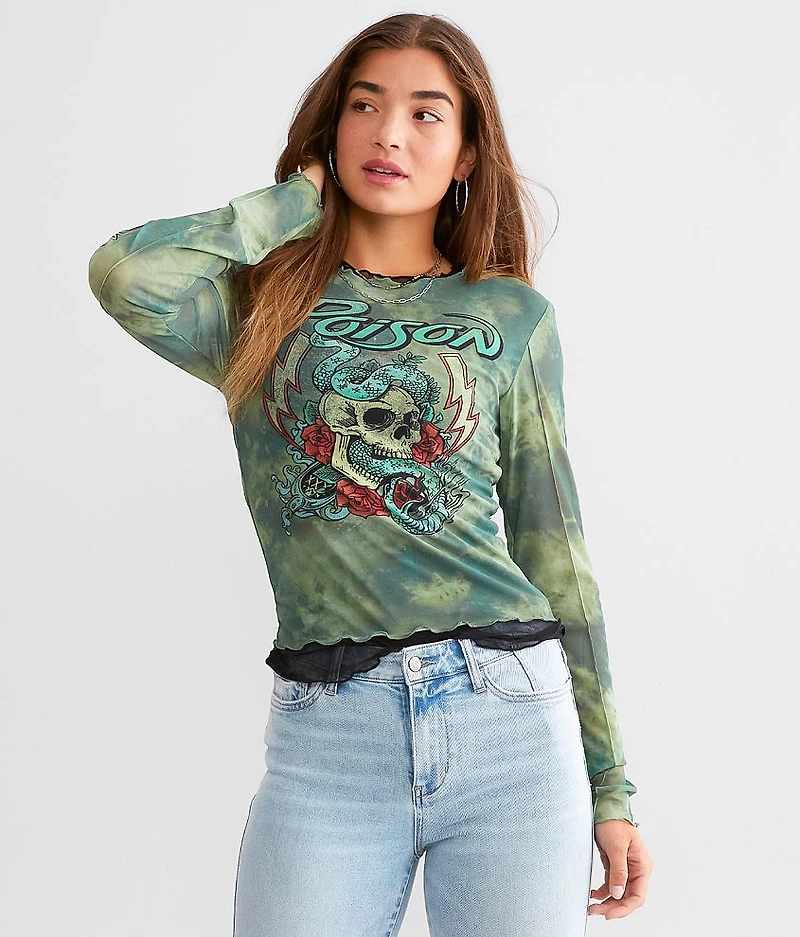 Poison Mesh Band T-Shirt