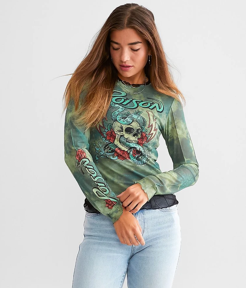 Poison Mesh Band T-Shirt