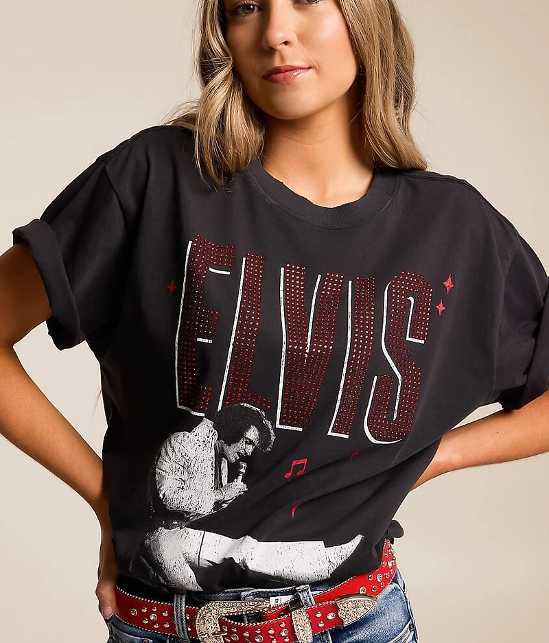 Elvis King Of Rock Band T-Shirt