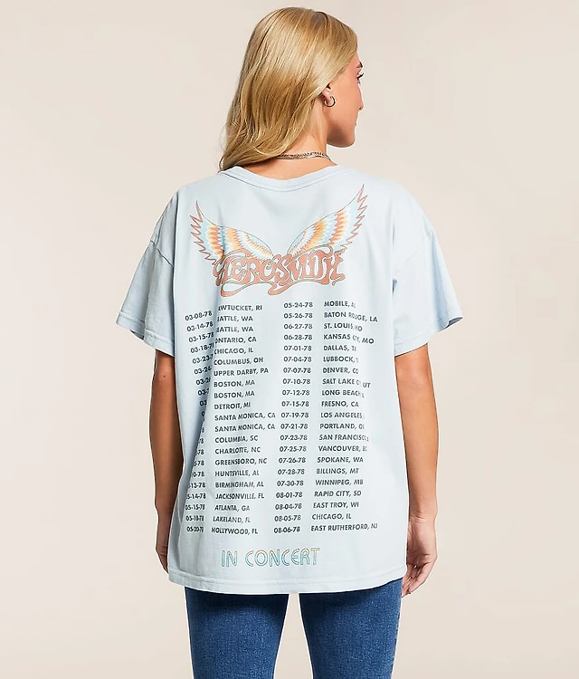 Junkfood The Beatles Cropped Band T-Shirt at Hamilton Place in