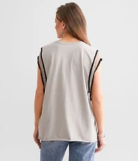 Poison Chain Trim Band Tank Top
