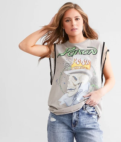 Poison Chain Trim Band Tank Top