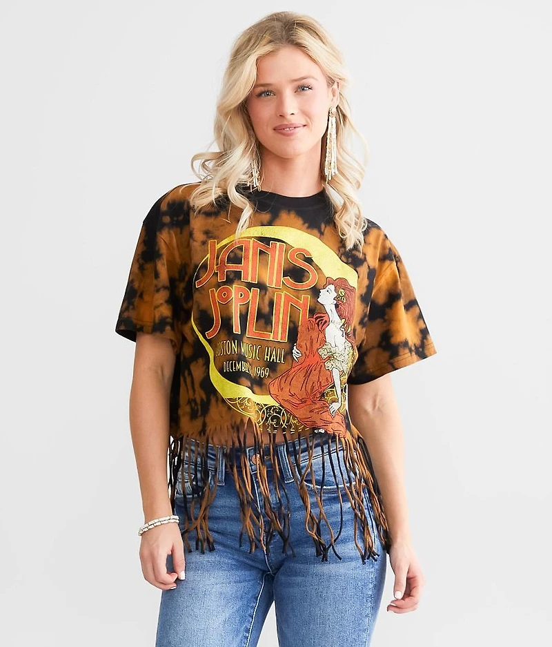 Janis Joplin Fringe Band T-Shirt