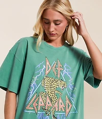 Def Leppard Oversized Band T-Shirt