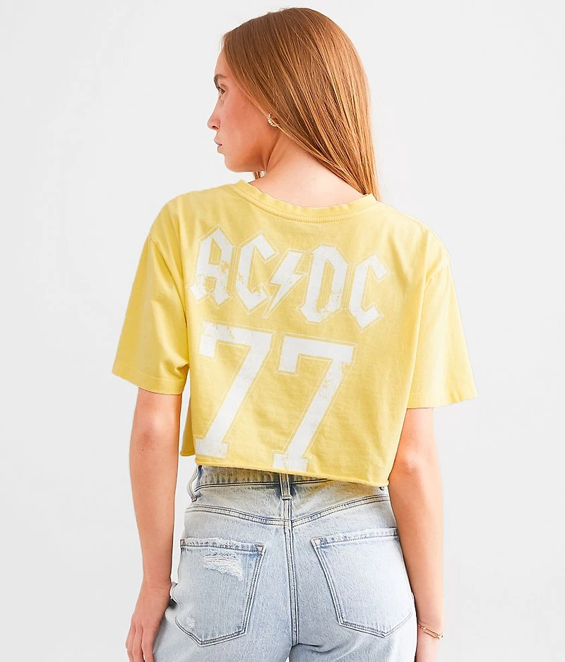 AC/DC Cropped Band T-Shirt