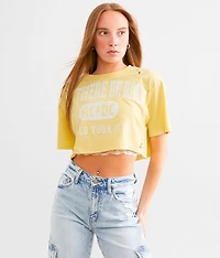 AC/DC Cropped Band T-Shirt