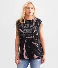 AC/DC Chain Fringe Band Tank Top