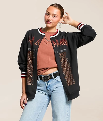 Def Leppard Band Cardigan