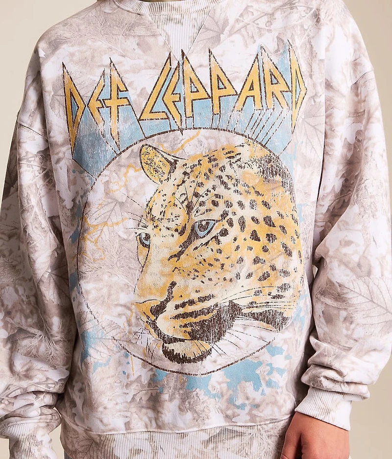 Def Leppard Band Oversized Pullover