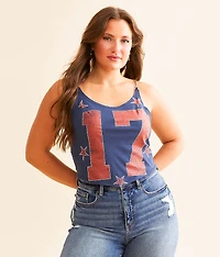 17 Chain Strap Cropped Tank Top