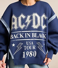 AC/DC Rhinestone Band Pullover