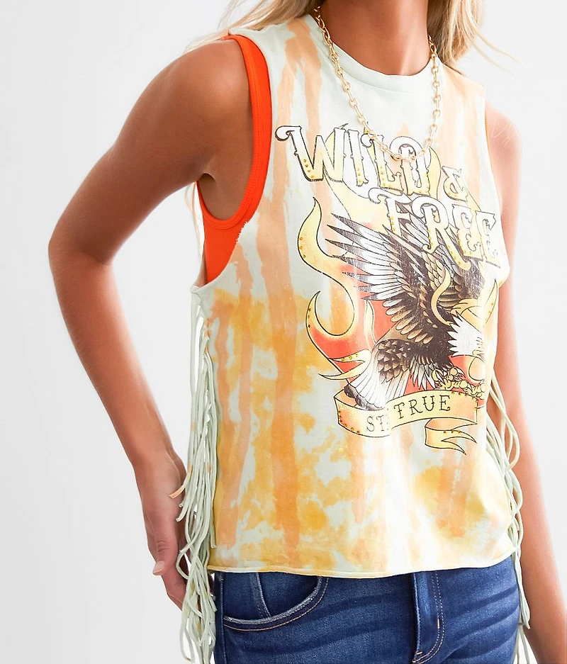 Wild & Free Fringe Tank Top