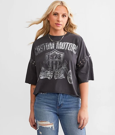 Custom Motors Boxy Cropped T-Shirt