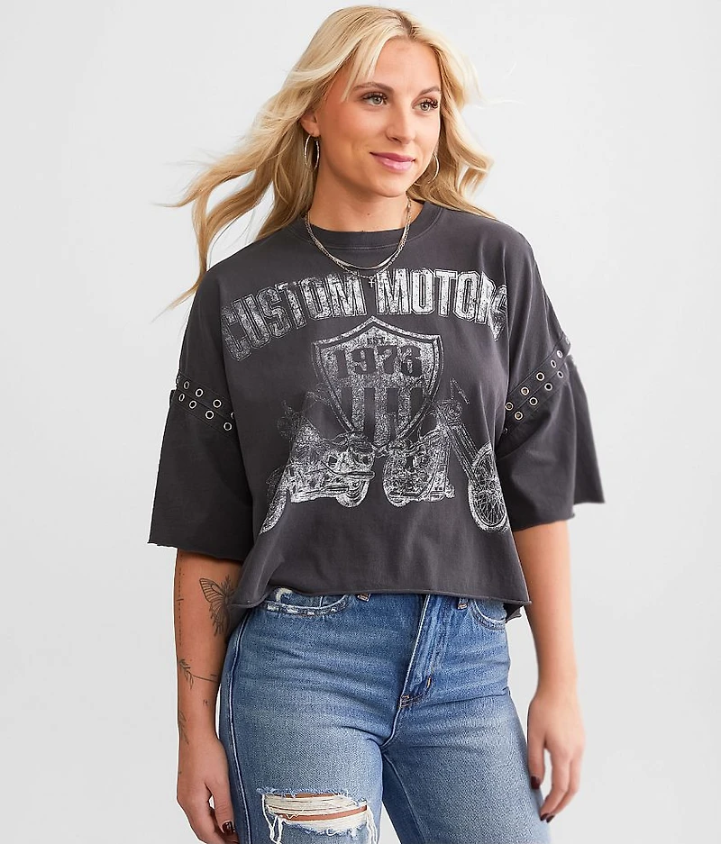 Custom Motors Boxy Cropped T-Shirt