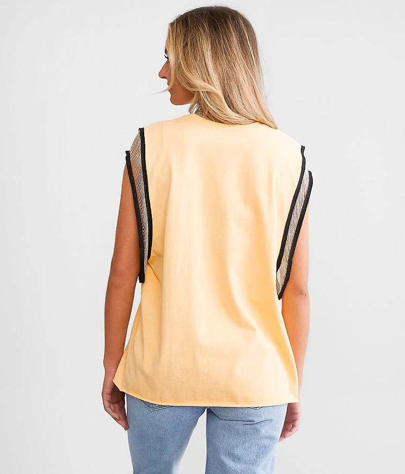 Whiskey Dreams Chain Trim Tank Top