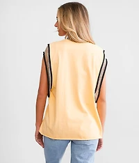 Whiskey Dreams Chain Trim Tank Top
