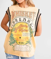 Whiskey Dreams Chain Trim Tank Top
