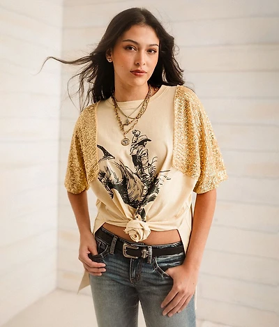 Rodeo Cowboy Sequin T-Shirt