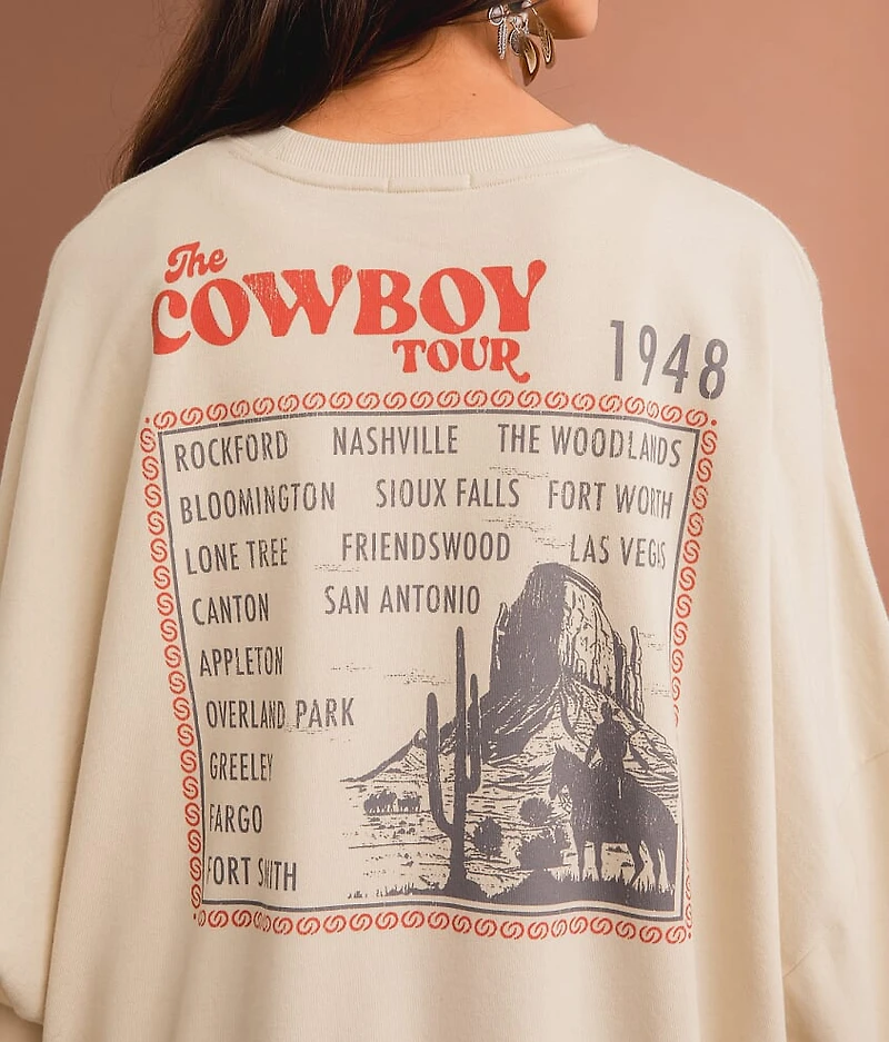 The Cowboy Tour Oversized Pullover