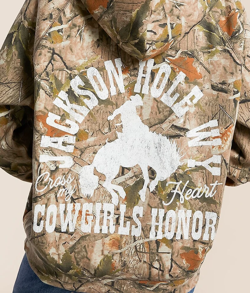 Jackson Hole Cowgirl Hooded Sweatshirt