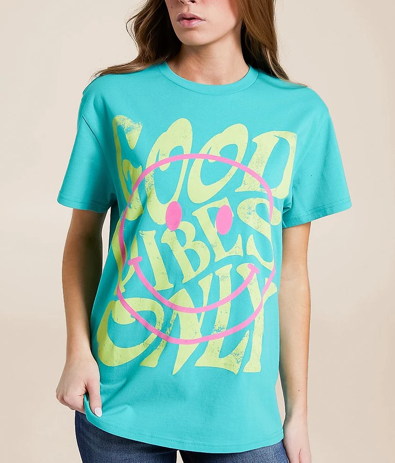 Good Vibes Only Oversized T-Shirt