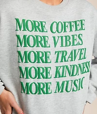 More Coffee Oversized Pullover