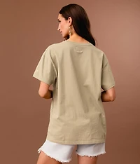 Floral Western Boot Oversized T-Shirt