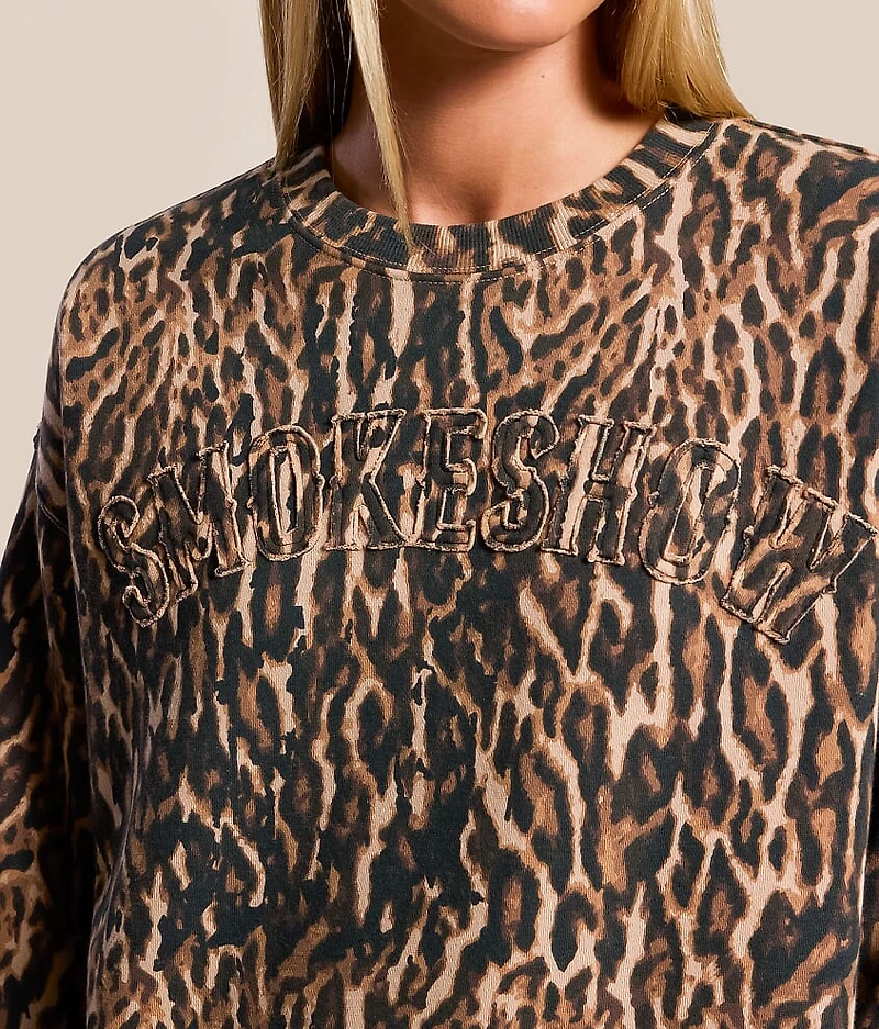 Smokeshow Cheetah Print Pullover