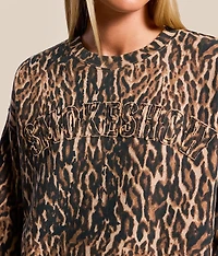 Smokeshow Cheetah Print Pullover