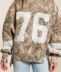 76 Camo Oversized Pullover