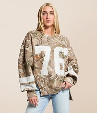 76 Camo Oversized Pullover