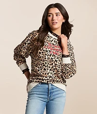 Makin' Cowboys Cry Cheetah Pullover