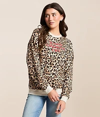 Makin' Cowboys Cry Cheetah Pullover