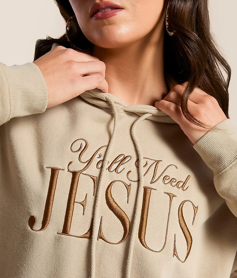 Ya'll Need Jesus Hooded Sweatshirt