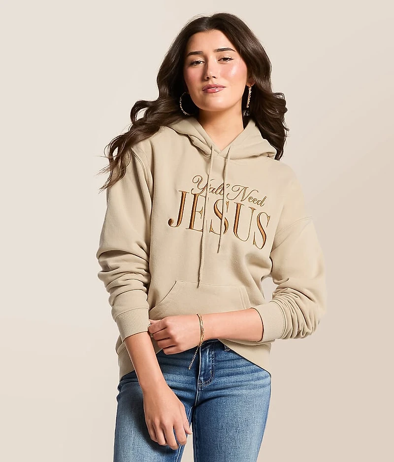 Ya'll Need Jesus Hooded Sweatshirt
