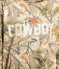 Kiss Me Cowboy Camo Hooded Sweatshirt