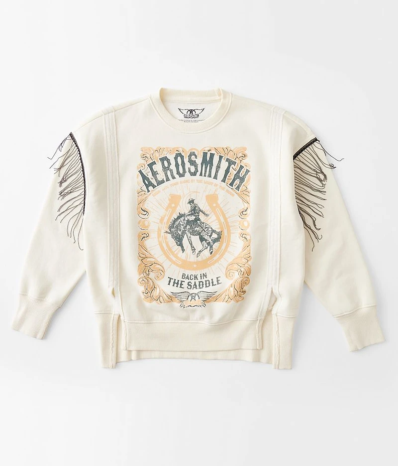 Girls - Aerosmith Fringe Band Pullover