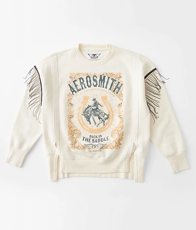 Girls - Aerosmith Fringe Band Pullover