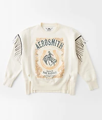 Girls - Aerosmith Fringe Band Pullover