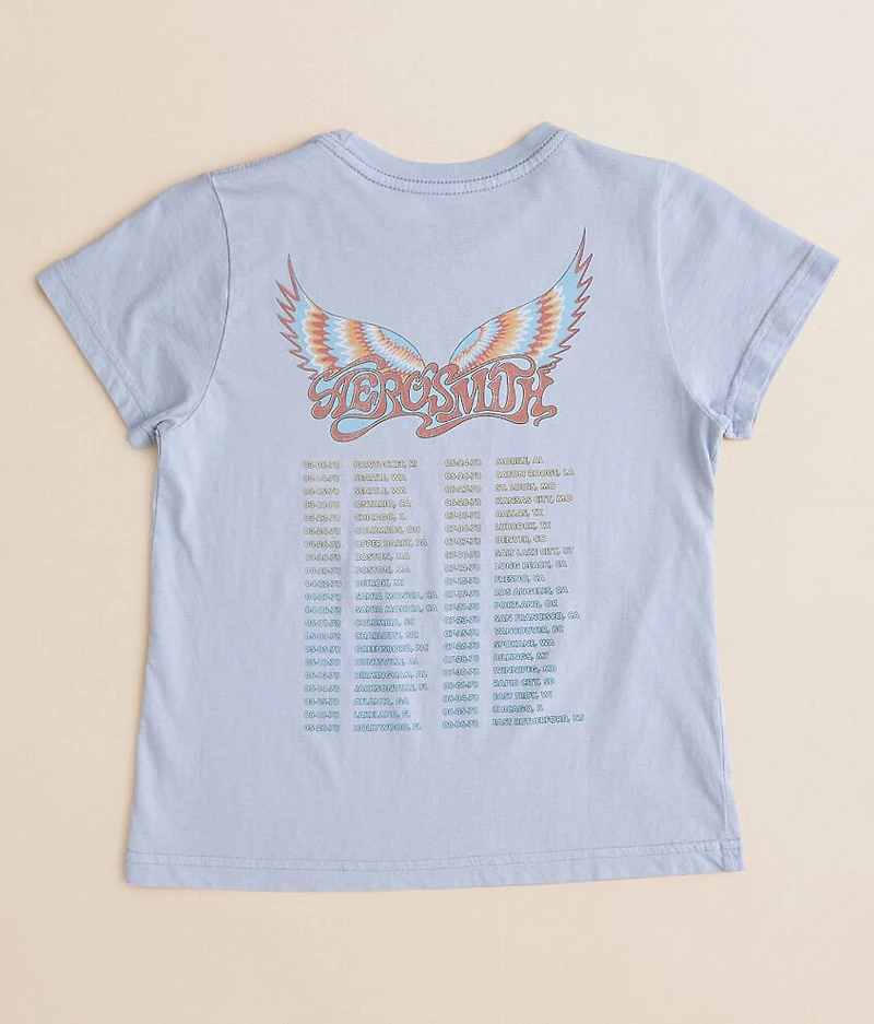 Girls - Aerosmith Washed Band T-Shirt