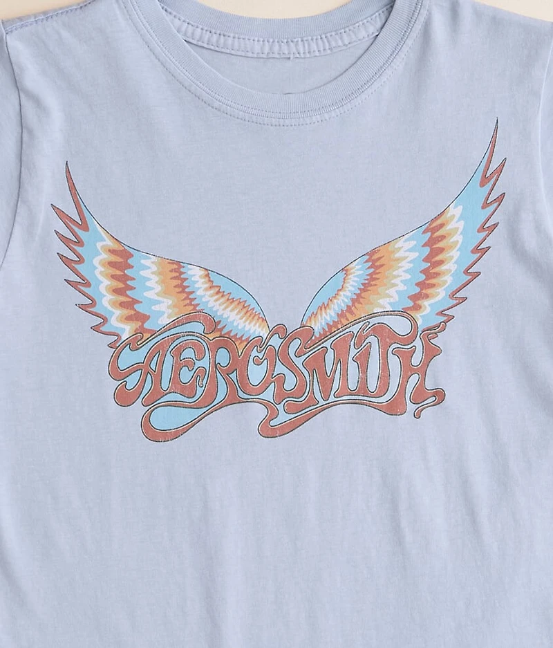 Girls - Aerosmith Washed Band T-Shirt