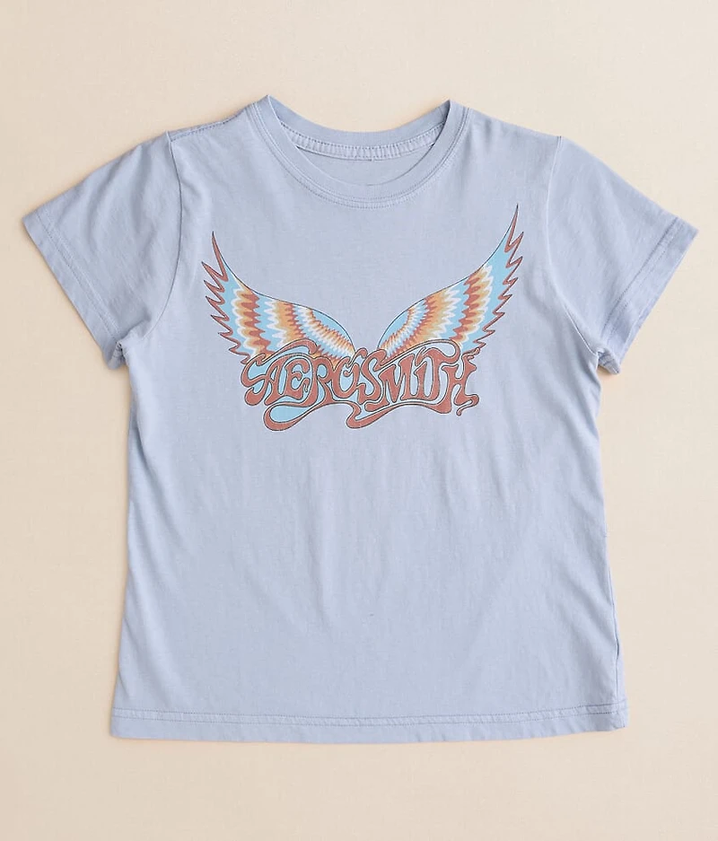 Girls - Aerosmith Washed Band T-Shirt