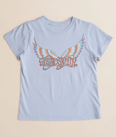 Girls - Aerosmith Washed Band T-Shirt