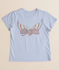 Girls - Aerosmith Washed Band T-Shirt