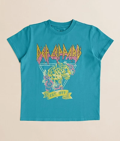Girls - Goodie Two Sleeves Def Leppard Band T-Shirt