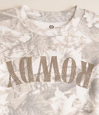 Girls - Rowdy Camo Pullover