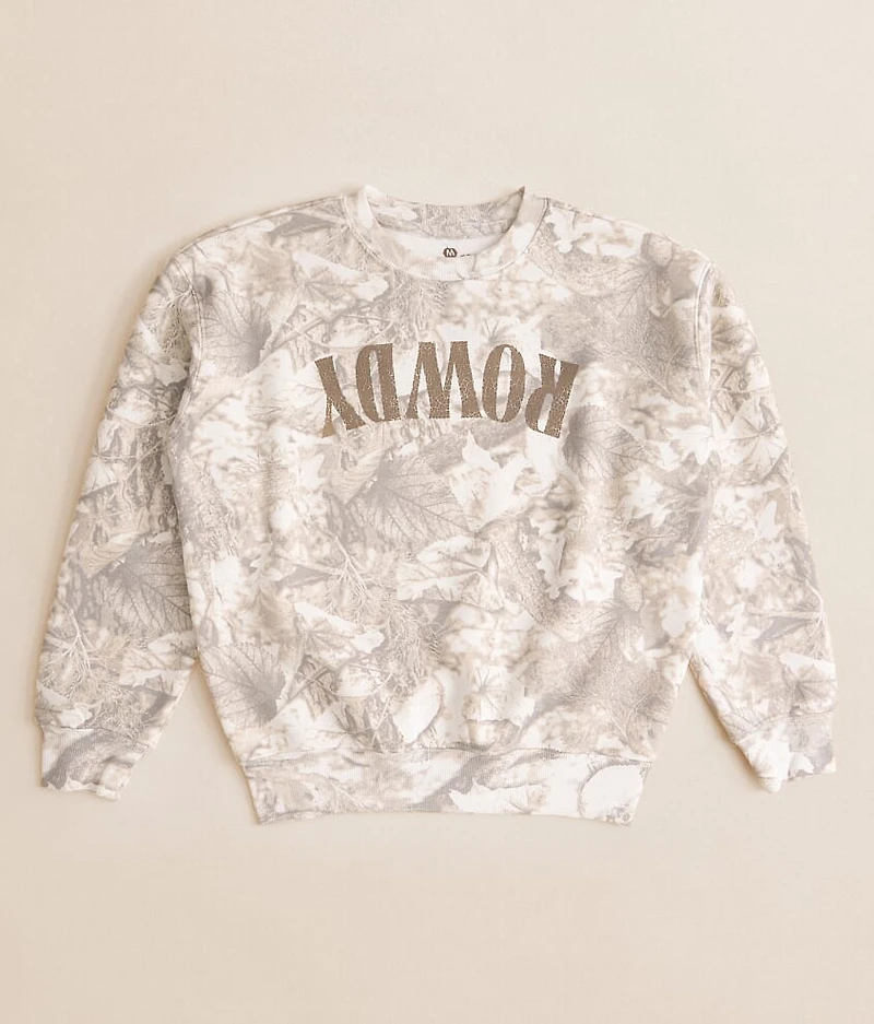 Girls - Rowdy Camo Pullover