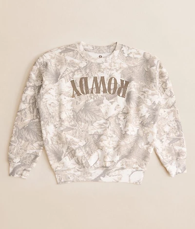 Girls - Rowdy Camo Pullover