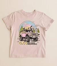 Girls - Goodie Two Sleeves 4X4 Sky T-Shirt