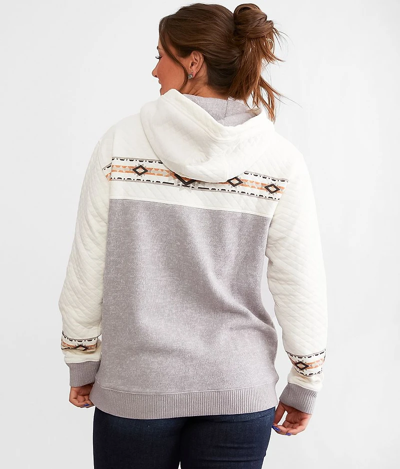 Jimmy Quilted Henley Hoodie